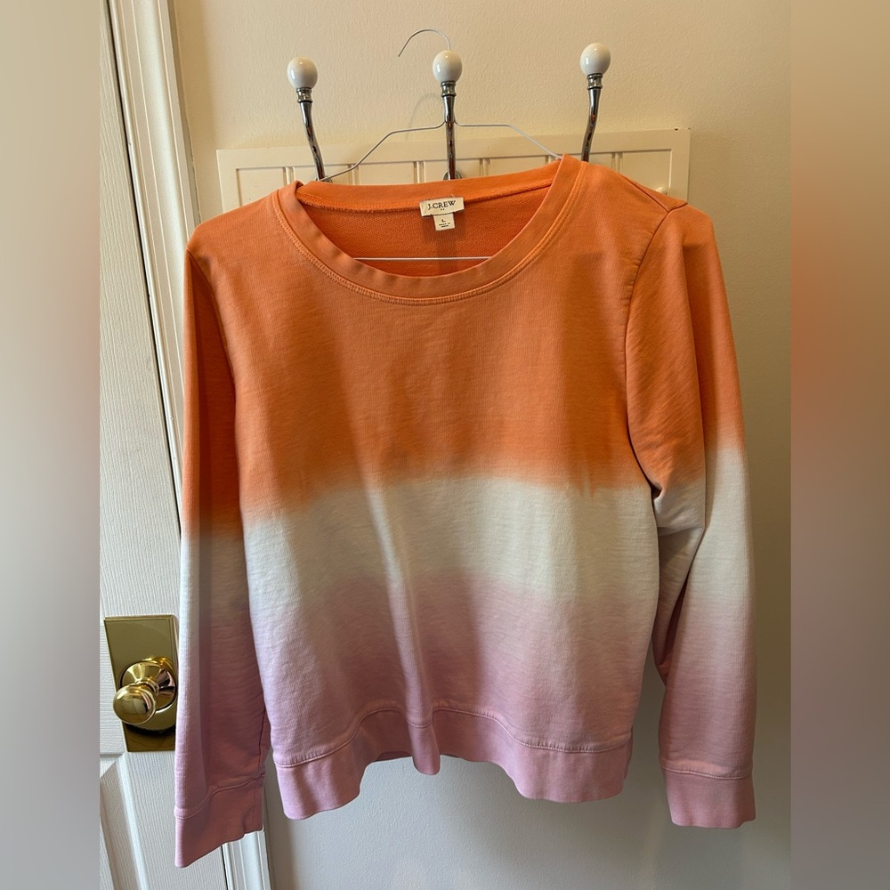 J Crew Terry Sweatshirt Navy Size Large